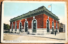 MAYSVILLE KENTUCKY 1929 Postmarked Linen Postcard POST OFFICE BUILDING Mason KY picture