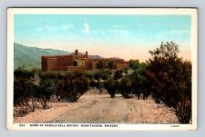 Tucson AZ-Arizona, Home of Harold Bell Wright, Antique Vintage Souvenir Postcard picture