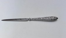 Vintage Kirk Sterling Silver Handle Stainless Blade Letter Opener picture