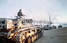 WW2 Picture Photo Russia 1941 German tank Panzer III winter camouflage 8451 picture