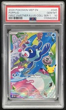 2026 Pokemon Black Star Promos #045 Popplio First Partner Illustration PSA 10 picture