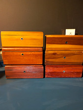 Vintage Mini Cedar Chests - Set of 6 picture