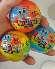 The Amazing World of Gumball Charms Capsule Balls, Lot of 3 Surprise Balls picture