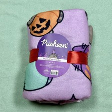 Pusheen Pet Blanket Purple Cat Halloween Blanket by Culture Fly 30x40 “ picture