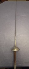 Vintage Italian Fencing Foil No. 112 CASTELL Italy Cup Guard Wrapped Grip picture