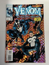 VENOM FUNERAL PYRE #1 1993 NEAR MINT HOLO FOIL COVER MARVEL COMICS b-467 picture