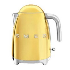SMEG Electric Kettle 1.7L Gold KLF03-GO-JP Retro Design Stainless steel, plastic picture