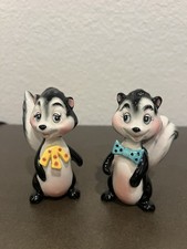 Rare Vintage Anthropomorphic Skunk Shakers picture