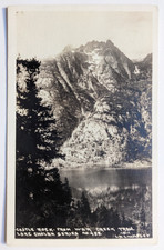 Washington WA Castle Rock from War Creek Trail Lake Chelan Series RPPC Postcard picture