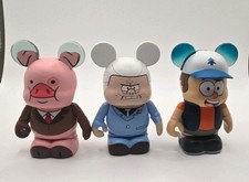 Disney Gravity Falls Vinylmation Lot of 3 Figures Dipper Gideon Suit Waddles picture