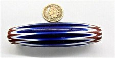XL Exceptional Chevron Tapered African Trade Bead Howard Collection BG46 1816-1 picture