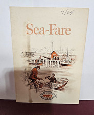 Vintage 1964 Sea-Fare New England Oyster House Seafood Restaurant Menu Florida picture
