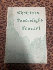 1968 Millersville State College Christmas Candlelight Concert Program PA Choir picture