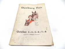 VINTAGE RARE 1922 DANBURY FAIR PROGRAM BROCHURE CONNECTICUT picture
