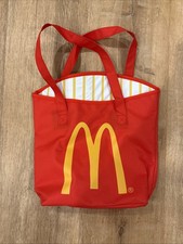 McDonald's Red Advertising Tote Bag Original 2013 Restaurants Fast Food New picture