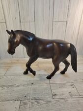vintage hand carved wooden horse statue picture