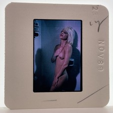 Vintage 35mm Slide Linnea Quigley Horror Movie Scream Queen 80s Publicity #4 picture