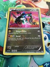 Pokemon card Rayquaza Dragons Exalted 128/124 2012 holo secret Rare textured picture