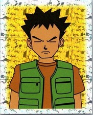 1999 Merlin Pokemon Stickers Brock Foil #S27 picture