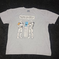 New Star Wars Funny Stormtrooper Watercooler T-Shirt Size XLarge picture