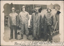1914 Rescued Ship's Crew March 24, 1914 Off Cape Henry, Virginia Original Photo picture