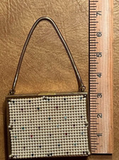 RARE 1940-50’s Zell Fifth Ave Cigarette Purse And Compact picture