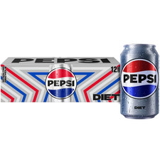Diet Pepsi Cola Soda Pop 12 fl oz 12 Pack Cans picture