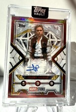 2026 Topps Vault Marvel Yelena Belova Florence Pugh Triple Diamond Auto Red 2/5 picture