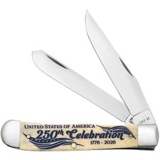 Case XX Pocket Knife Trapper America 250th Anniversary Item #2067620 - (6254 SS) picture