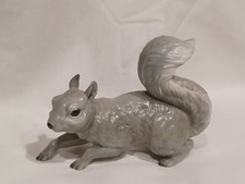 Grey Squirrel Figurine - Animal Decor Collectible - Unknown Material picture