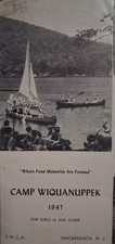 1947 YWCA Hackensack NJ CAMP WIQUANNUPPEK Brochure Activities picture