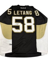 Kris Letang Signed Autographed Black Jersey JSA COA picture