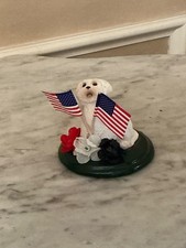 Byers Choice Patriotic Dog - Repurposed for Patriotic Holidays Adorable picture
