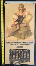 Vintage 1957 pin-up calendar - Gil Elvgren -