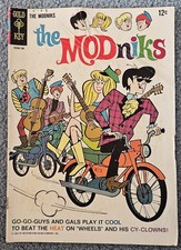 The Modniks #1 1967 Good Read Cond, Cover Wrinkles Light Yellowing See Pics picture