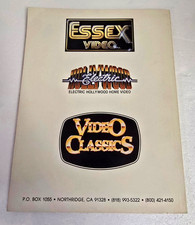 Vintage & Rare 1980's ADULT ENTERTAINMENT... XXX Adult VHS/Beta Sales Catalog picture