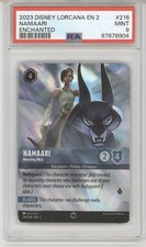 DISNEY LORCANA 2-RISE OF THE FLOODBORN ENCHANTED #216 NAMAARI-MORNING MIST PSA 9 picture