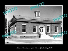 Auburn Nebraska Us Post Office Building c1940 Old Large Historic Photo picture