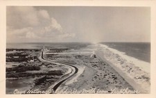 RPPC Cape Hatteras Island North Carolina Lighthouse View Jeff Blinn Postcard picture