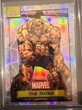 2024 Topps Chrome Marvel The Thing #10 Refractor 019/399 Fantastic Four picture
