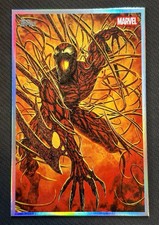 2026 Topps Marvel Vault Oversized Box Topper Refractor Carnage Art By Ariel Diaz picture