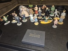 Wizard of Oz -19 Vintage Franklin Mint Collection Figurines w/ Portrait Cards picture