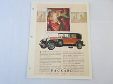 1927 1928 ? Packard Original Dealer Only Ad Proof All Weather Town Car Sedan picture