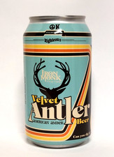 VELVET ANTLER AMERICAN AMBER - OK Craft Beer Can - Iron Monk Brewery - Righteous picture