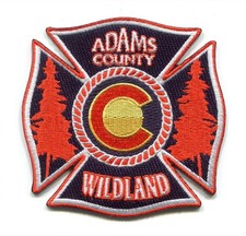 Adams County Fire Rescue Department Wildland Patch Colorado CO Forest Wildfire picture