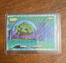 Topps 2025 SpongeBob 25th Anniversary Chrome #128  Sandy's Treedome 19/75 picture