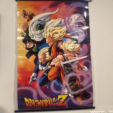 Title: Vintage 1998 Dragon Ball Z Wall Scroll 34x22 IM40004 Toei Animation Taiwn picture