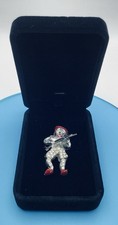 Rare WWll Sweetheart Soldier Dress Clip  picture