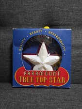 Paramont Tree Top Star General Electric Vintage Christmas With Box picture
