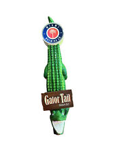 2013 Miami Brewing Co. Gator Tail Brown Ale Beer Tap Handle Open Mouth Gator 11” picture